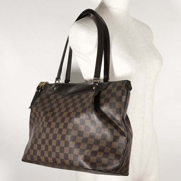 LOUIS VUITTON Authentic Brown Damier Canvas Shoulder Bag - Picture 10 of 10